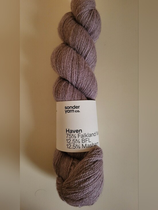 Sonder Yarn Co. Other - Sonder Yarn Co. Haven Wool Yarn In Dusty Lavender, 200g